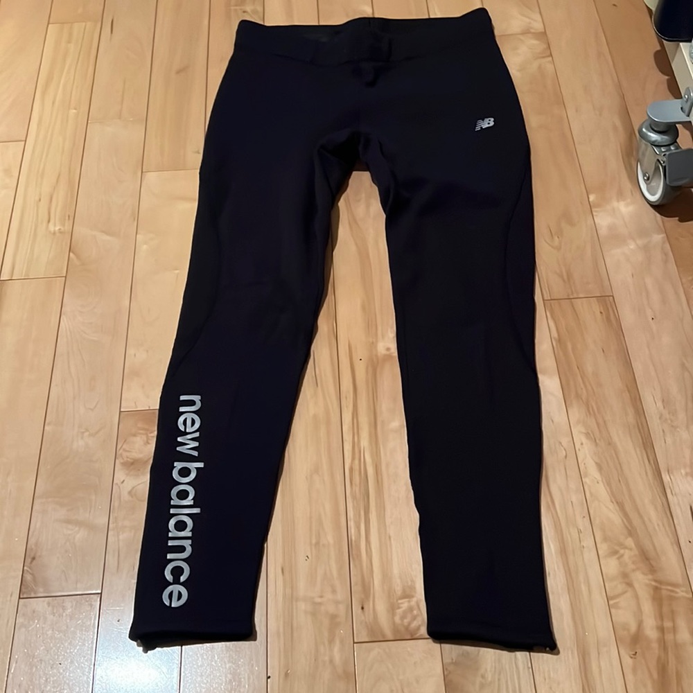 New Balance women’s large running tights wool/poly blend color black